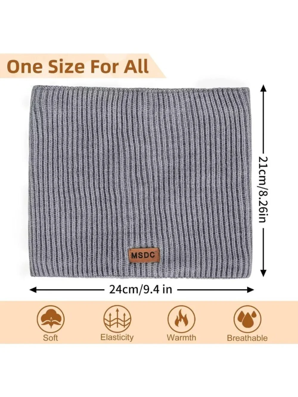 3-Pack Winter Neck Gaiters for Men & Women - Thermal Fleece Warmers for Cold